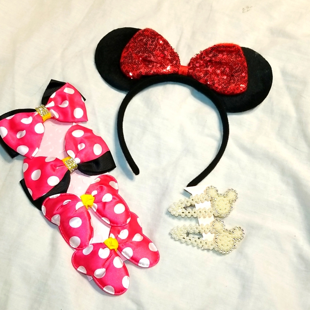 MOUSE EAR BLING SET 7 PIECES